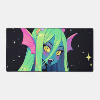 Celestial Neon Mermaid — Kawaii Cosmic Siren Vibes