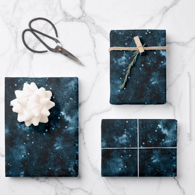 Celestial Nexus Galaxy Farbpalette | Tidal Geschenkpapier Set (Vorderseite)