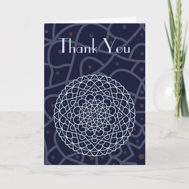Celestial Night Card Dankeskarte (Vorderseite)