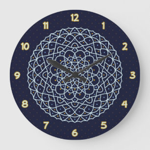 Celestial Night Clock Große Wanduhr