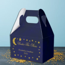 Celestial Night Sky Gastgeschenk Hochzeit Boxes