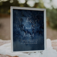 Celestial Night Sky | Gold Dieses Kerzenschein