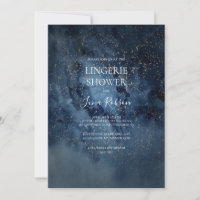 Celestial Night Sky | Gold Lingerie Dusche