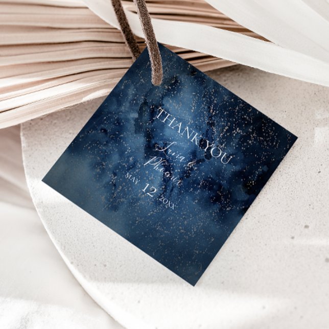 Celestial Night Sky | Silver Dankeschön Ihnen Gefa Geschenkanhänger (Von Creator hochgeladen)