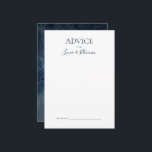 Celestial Night Sky | Silver Wedding Advice Card Hinweiskarte<br><div class="desc">Dieser Himmel am Himmel | Silber Hochzeitsratenkarte ist perfekt für Ihre verzauberte Hochzeit unter den Sternen. Der dunkelmarineblau blaue Aquarellhimmel, mit Silberstern übersät, Set den Ton für Ihren Abend Boho Outdoor Hochzeit. Personalisieren Sie es, wie Sie es wünschen oder behalten, wie es ist. Schauen Sie sich die Erholung der Sammlung...</div>