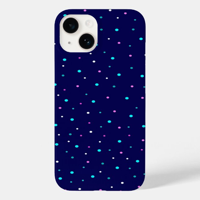 Celestial Polka Dots Case-Mate iPhone 14 Hülle (Rückseite)