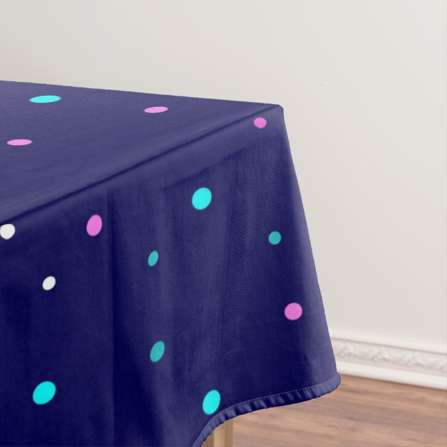 Celestial Polka Dots Tischdecke (Beispiel)