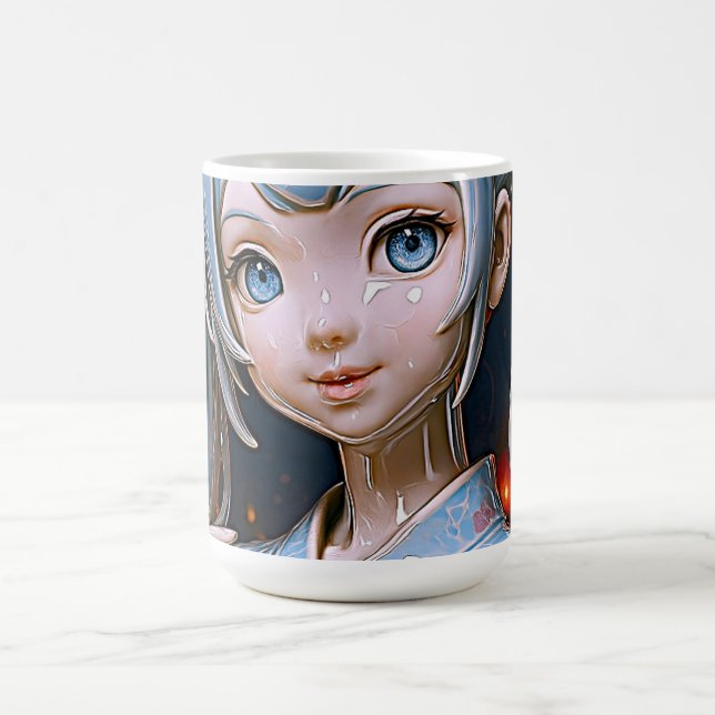 Celestial Porcelain Anime Beauty Kaffeetasse (Mittel)