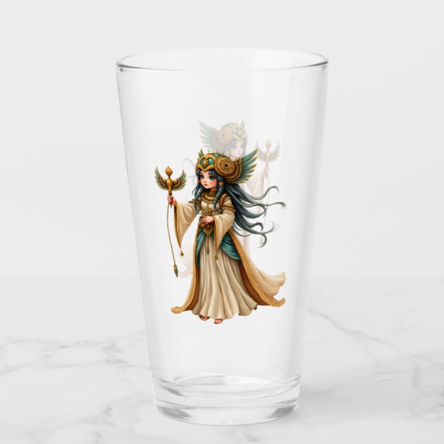 Celestial Priestess of the Golden Pyramid. Glas (Vorderseite)