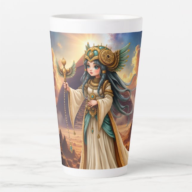 Celestial Priestess of the Golden Pyramid. Milchtasse (Vorderseite)