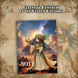 Celestial Priestess of the Golden Pyramid Notizblock