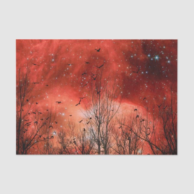 Celestial Red Seidenpapier (Vorderseite)