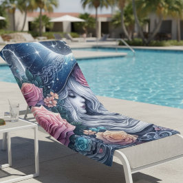 Celestial Rose Witch Dreamscape Strandtuch