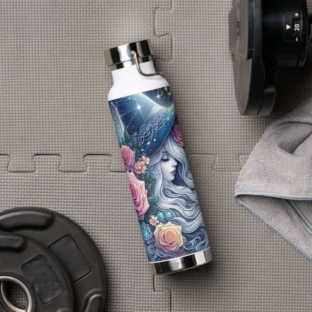 Celestial Rose Witch Dreamscape Trinkflasche (Fitnessstudio)