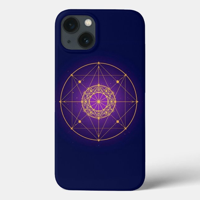Celestial Sacred Mandala – Mystic Geometry Case-Mate iPhone Hülle (Rückseite)