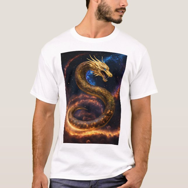 Celestial Serpent World Fanion T-Shirt (Vorderseite)