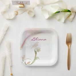 Celestial Shooting Star Paper Plate Pappteller