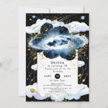 Celestial Simple Space Geburtstag