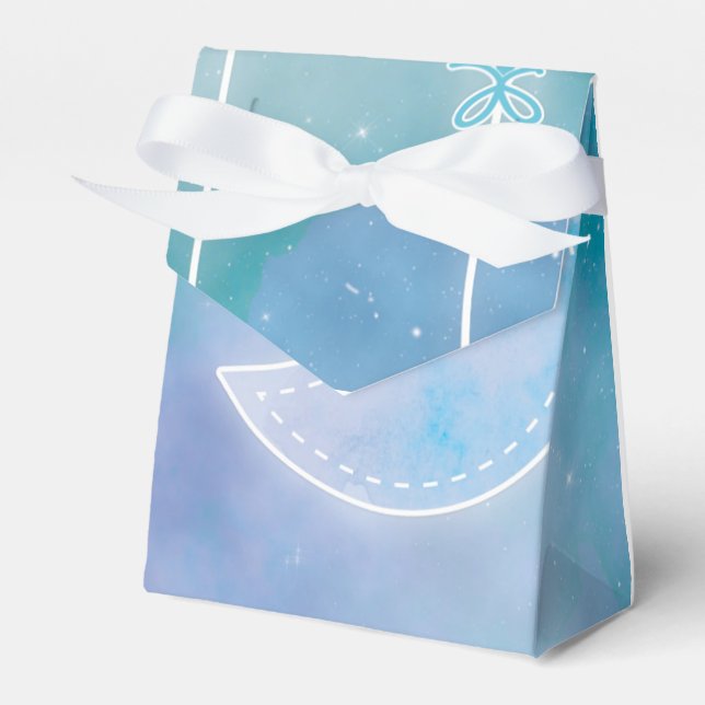 Celestial Sky Galaxy Baby Shower Fevor Boxes Geschenkschachtel (Vorderseite)