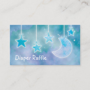 Celestial Sky Galaxy Babydusche Windelwanne Begleitkarte