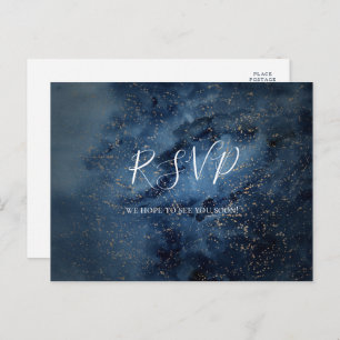 Celestial Sky Gold Menu Choice UAWG Postcard Postkarte