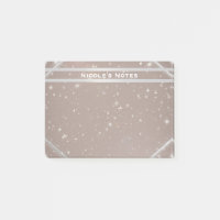 Celestial Sparkle Glam Trendy Modern Personalisier