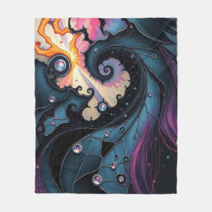 Celestial Spiral Fleecedecke