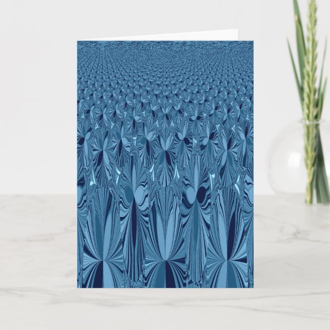 Celestial Splendor: Design der irrisierenden blaue Karte (Vorderseite)