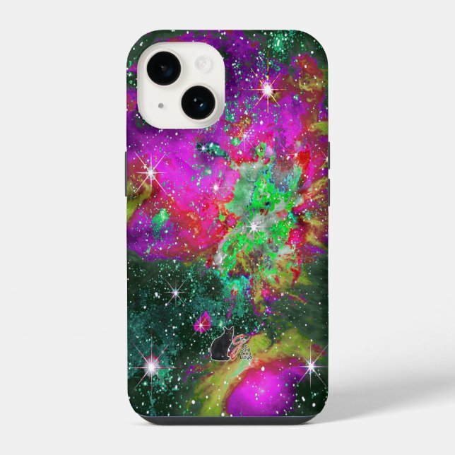 Celestial Star Field Phone Case iPhone 14 Hülle (Rückseite)