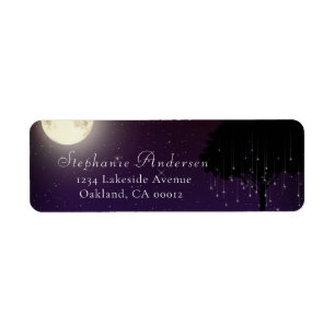 Celestial Starry Night Tree String Lights Wedding