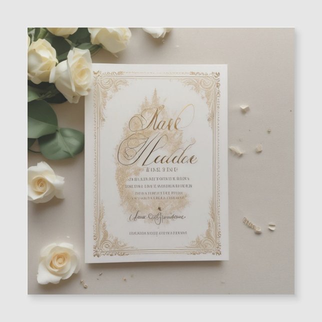 Celestial Starry Night Wedding Einladung (Vorderseite)