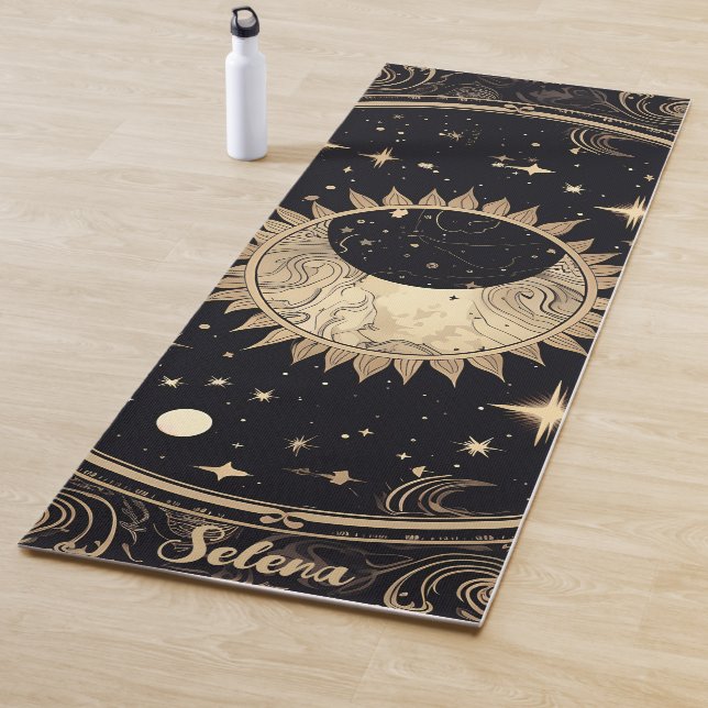 Celestial Stars Sun Moon Yogamatte (Beispiel)