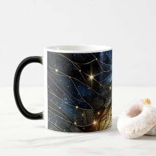 Celestial Stected Glass Art Tasse