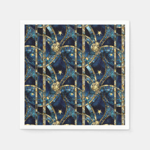Celestial Stected Glass Serviette