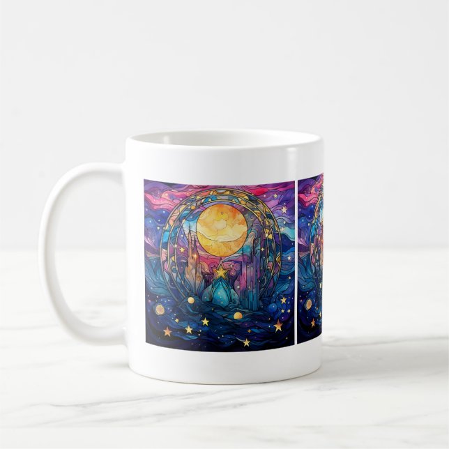 Celestial Stected Glass Tasse (Links)
