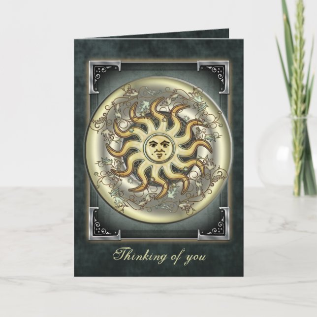 Celestial Sun Greetings und Mitteilungskarten (Vorderseite)