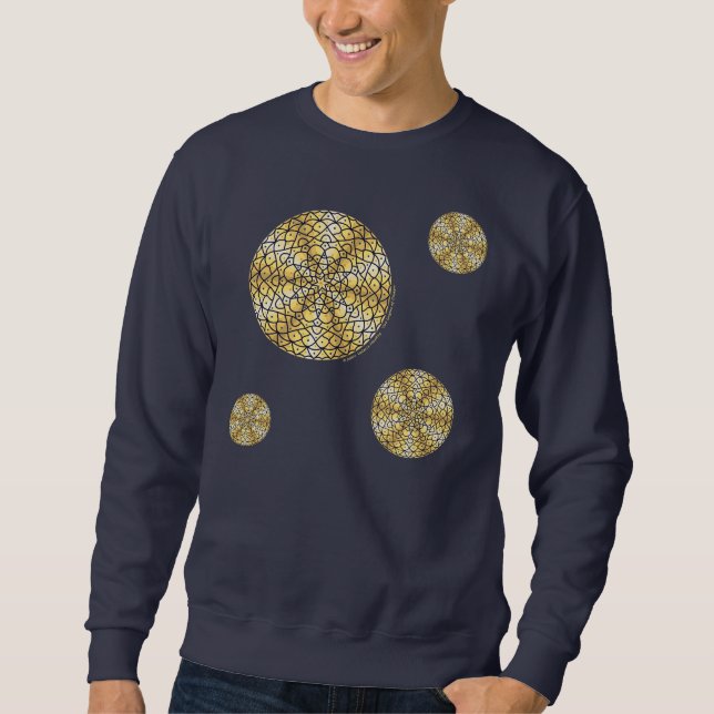Celestial Sun Men's Dark Shirt (Vorderseite)