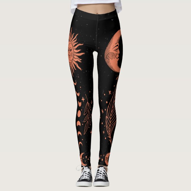 Celestial Sun Moon Celestial Leggings (Vorderseite)