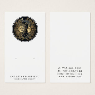 Celestial Sun Moon Earring Juwelier Display