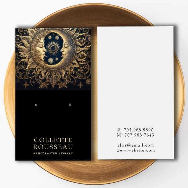 Celestial Sun Moon Earring Juwelier Display (Von Creator hochgeladen)