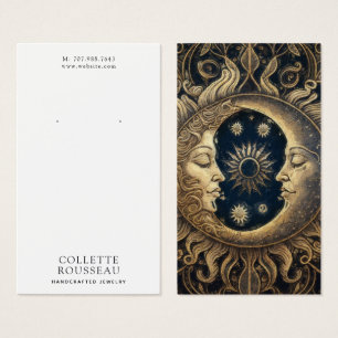 Celestial Sun Moon Earring Juwelier Display