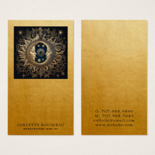 Celestial Sun Moon Gold Earring Juwelier Display