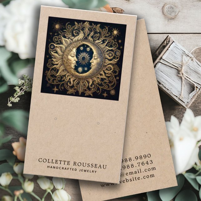 Celestial Sun Moon Kraft Earring Juwelier Display (Von Creator hochgeladen)