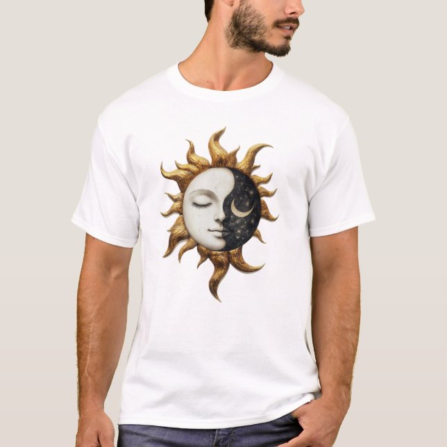 Celestial Sun & Moon T - Shirt (Vorderseite)
