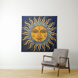Celestial Sun Wandteppich
