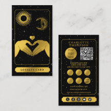 Celestial Tarot Friseur Black Gold Vielen Dank