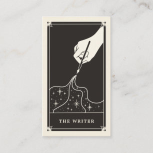 Celestial Tarot Writer Business Card Visitenkarte