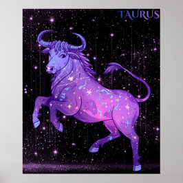 Celestial Taurus – Astrology Art Poster