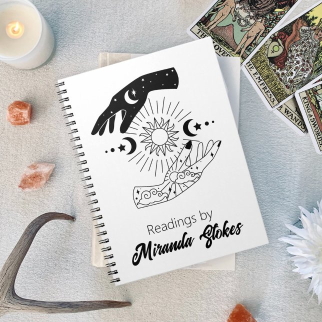 Celestial Trendy Sun & Moon Hands Tarot Journal Notizblock (Celestial Trendy Sun & Moon Hands Tarot Journal)