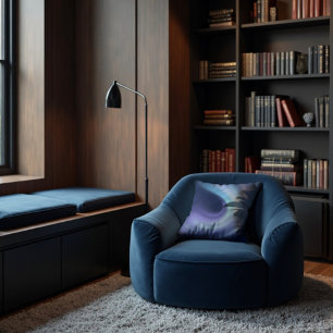 Celestial Veil - Luminous Aurora Swirt Art Kissen